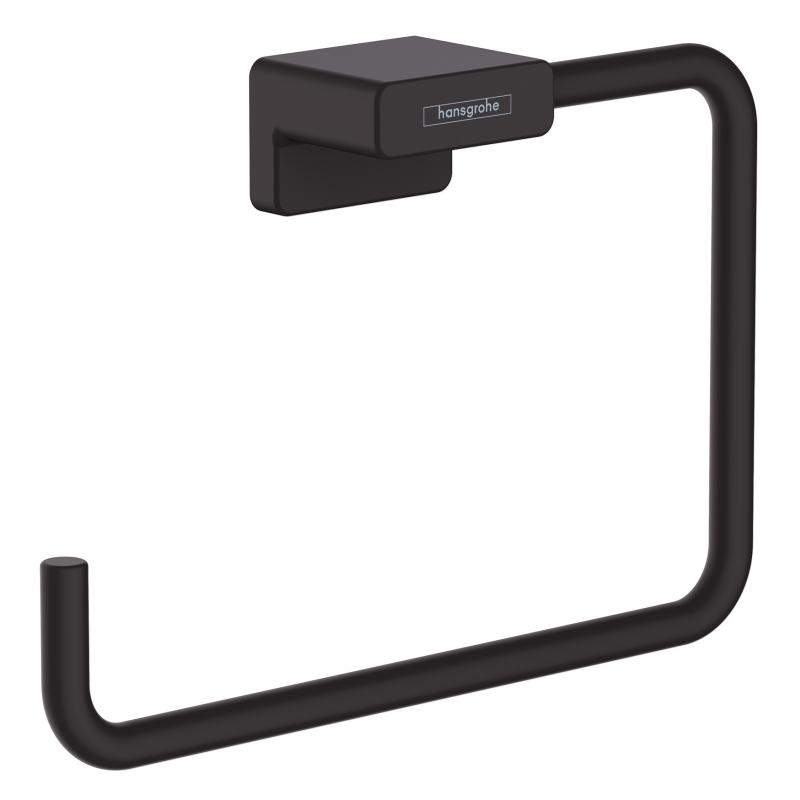 Porte-serviette anneau AddStoris, noir mat