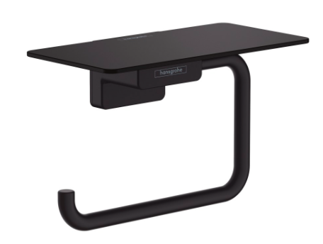 Porte-papier AddStoris avec tablette, sans couvercle, noir mat