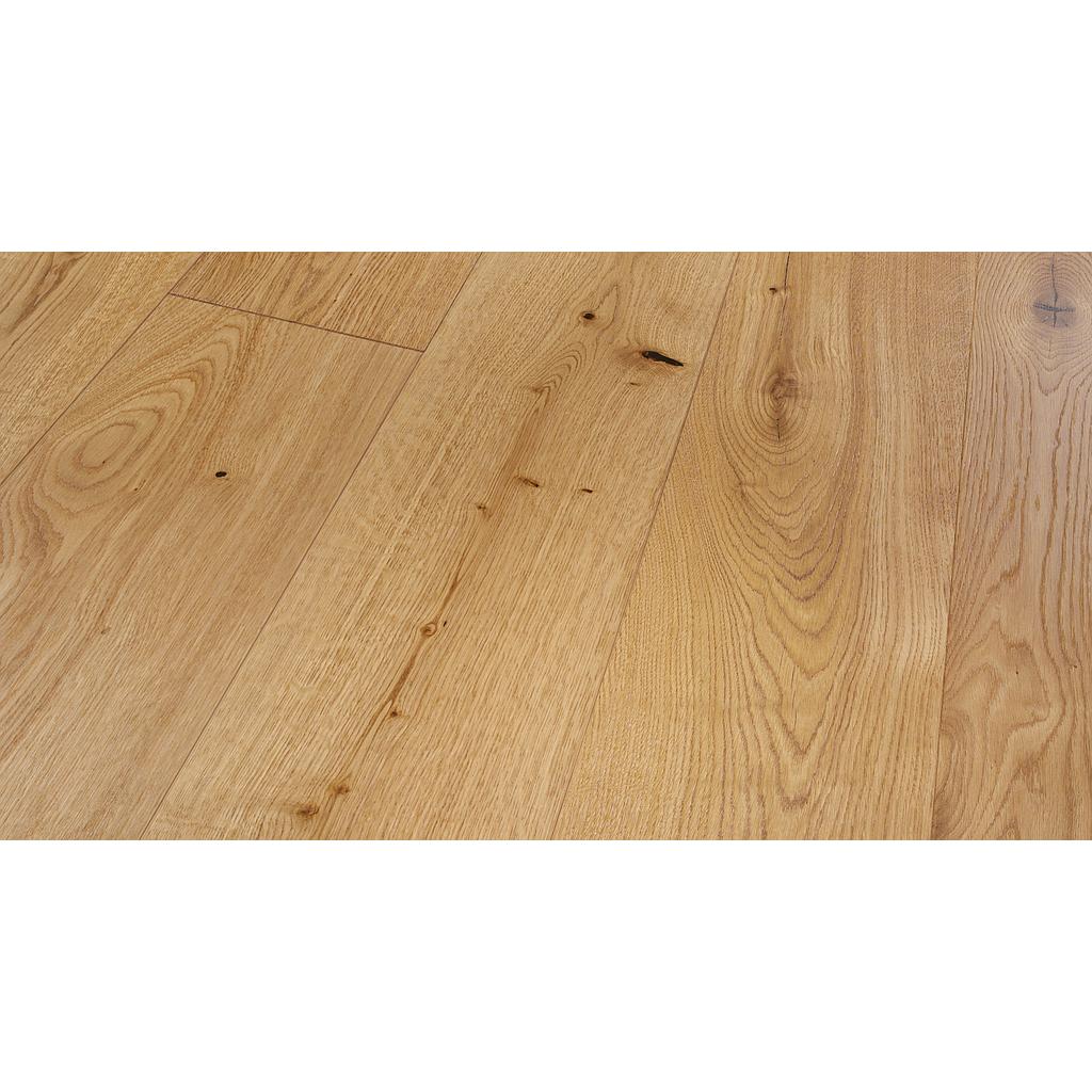 Parquet 3plis 3060 Rustique- chêne huilé nat. plus 1 frise monol.mini-chf- 2200x185x13 - 3.663m2/cart. - 117.216m2/pal. - 8kg/m2