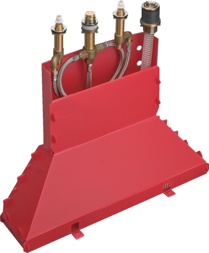 Corps d'encastrement HANSGROHE modèle gorge de baignoire Secuflex-Box Secuflex-garniture de tuyau groupe acoustique I /AXOR, 4 trous