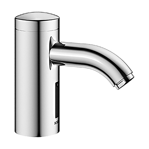 [1618C0372] Commande de lavabo IQUA STYLE S 110 mm, goulot fixe détecteur infrarouge L20 transformateur AP 100-240V/6 V tuyaux de raccordement, sans mélange, pour eau froide ou mélangée, sans vidage, chromeline