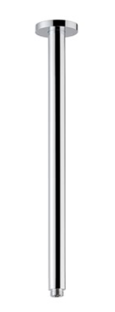 [1621H0849] Bras de douche plafond 1/2" ERGO / LINFA II / HAKA,  L=350 mm, rosace ronde, chromé