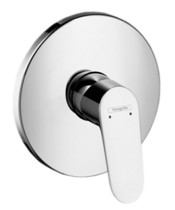[1621C1627] Mélangeur de douche FOCUS UP set de montage final D 15 cm, sans corps à encastrer 757 011 groupe acoustique I , Chromé