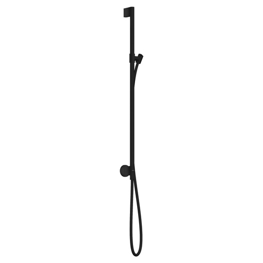 [1621C1677] Garniture de douche One 75 EcoSmart, 1jet PowderRain douche à main, gliessière tuyau de douche, support de douche, débit 9,1 l/min, Noir mat