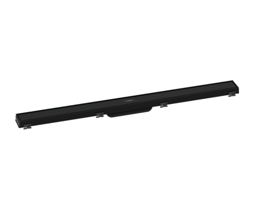 [1620C1726] Rigole de douche RAINDRAIN MATCH 80 cm, recouvrement design cadre réglable en hauteur bride de montage mural sans set d'installation 56012180, noir mat