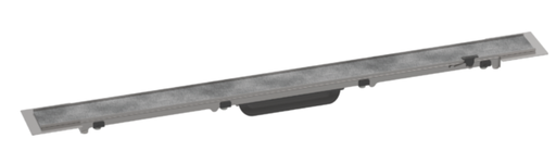 [1620C1907] Rigole de douche RAINDRAIN ROCK 90 cm couvercle à CARRELER, cadre réglable en hauteur bride de montage libre sans set d'installation 56014180, matériau de la grille : Acier inoxydable