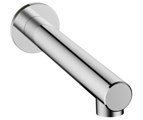 [1621S0973] Goulot de baignoire Ono E - S 205 mm, 1/2", rosace ronde, chromeline