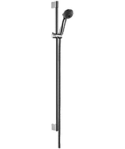 [1621C0840] Garniture de douche CROMETTA 85 MULTI/UNICA'CROMETTA douche à main Crometta 85 Multi, Quick Clean, glissière Unica'Crometta 90 cm, tuyau de douche Metaflex 160 cm groupe acoustique I, chromé
