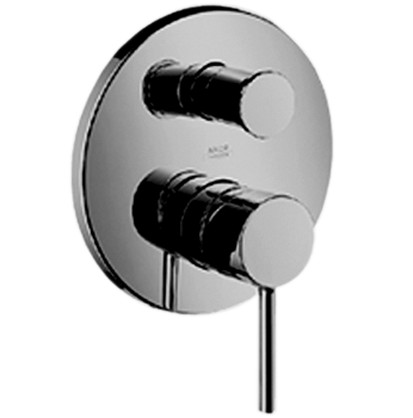 [1621C0641] Mélangeur de bain STARCK set de montage final, D 17 cm sans 1800180 groupe acoustique I, chromé