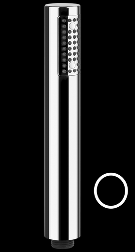 [1621C0946] Douche à main EMPORIO ronde Diam. 32 mm, 1 jet, 299 noir XL
